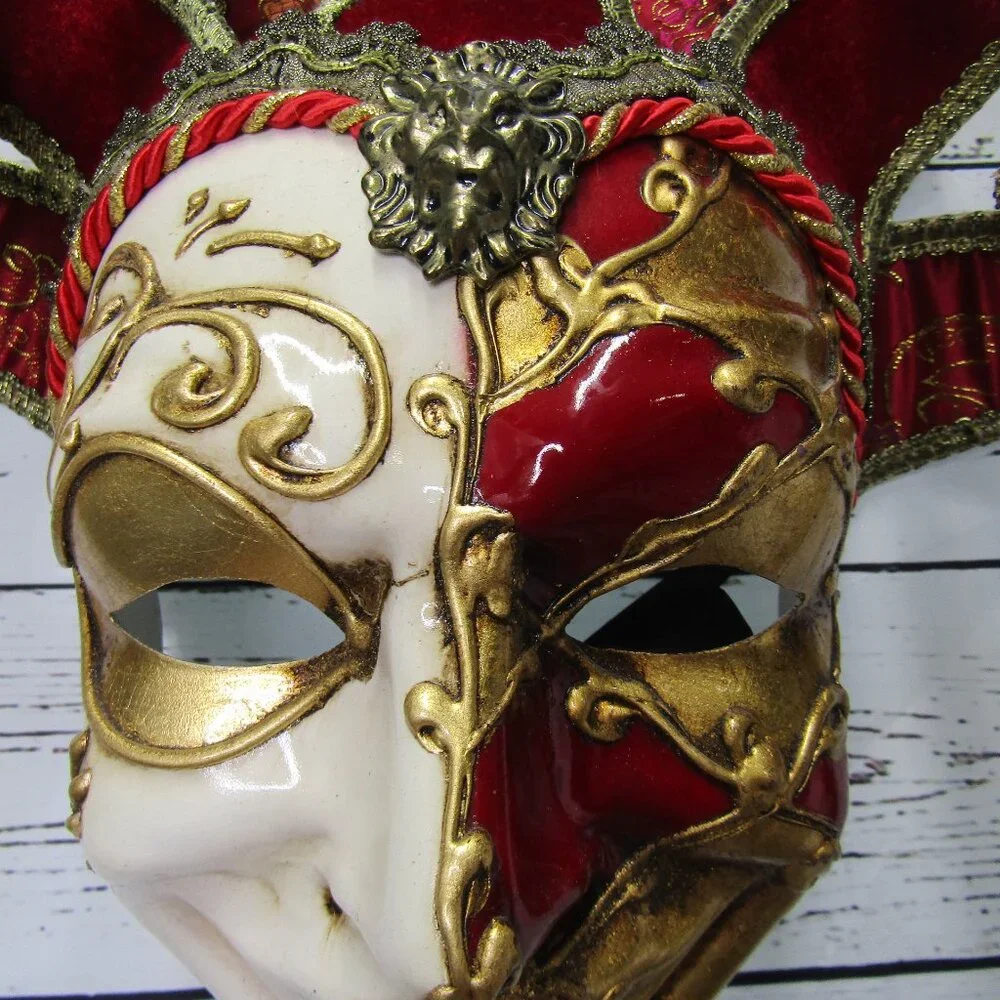 Venetian Jester Carnival Mask